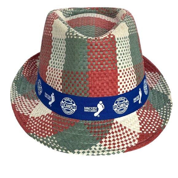 2016 Chicago Cubs World Champions Barefoot Wine Souvenir Fedora Hat 23in - Picture 1 of 8